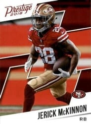 2018 Panini Prestige Base Set Jerick McKinnon #101 card