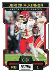 2023 Score Base Set Jerick McKinnon #130 card