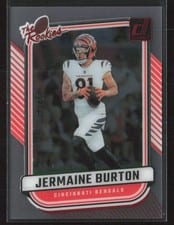 2024 Clearly Donruss The Rookies Jermaine Burton #20 card