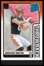 2024 Donruss Rated Rookies Throwback Jermaine Burton #36 card