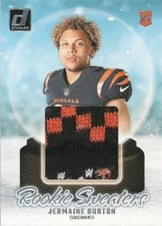 2024 Donruss Rookie Holiday Sweater Jermaine Burton #RHS-JBU card