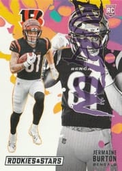 2024 Panini Rookies & Stars Rookie Exclusive Jermaine Burton #18 card