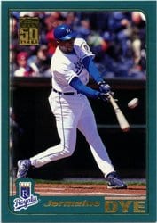 2001 Topps Base Set Jermaine Dye #10 card