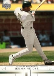 2002 Upper Deck Base Set Jermaine Dye #69 card