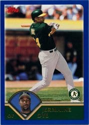 2003 Topps Base Set Jermaine Dye #4 card