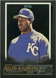 2020 Topps Allen & Ginter X Base Set Jermaine Dye #336 card