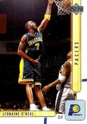 2001-02 Upper Deck Base Set Jermaine O'Neal #63 card
