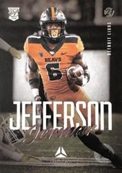 2021 Panini Luminance Base Set Jermar Jefferson #154 card