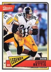 2018 Panini Classics Base Set Jerome Bettis #177 card