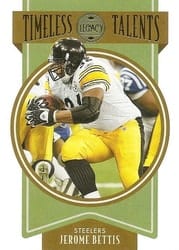 2022 Panini Legacy Timeless Talents Jerome Bettis #TT-18 card