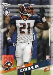 2019 Topps AAF Base Set Jerome Couplin #147 card