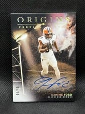 2024 Panini Origins Proving Ground Signatures Jerome Ford #PGS-JFO card