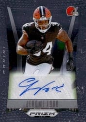 2024 Panini Prizm Deca Signatures Jerome Ford #S-JFD card