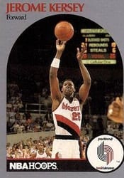 1990-91 Hoops Base Set Jerome Kersey #247 card