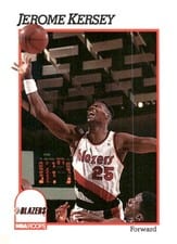 1991-92 Hoops Base Set Jerome Kersey #176 card