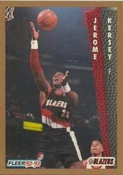 1992-93 Fleer Base Set Jerome Kersey #188 card