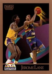 1990-91 SkyBox Base Set Jerome Lane #77 card