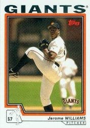 2004 Topps Base Set Jerome Williams #580 card