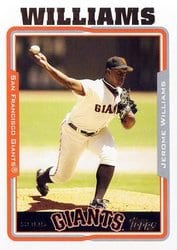 2005 Topps Base Set Jerome Williams #92 card