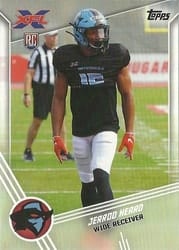2020 Topps XFL Base Set Jerrod Heard #27 card