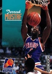 1992-93 SkyBox Base Set Jerrod Mustaf #195 card