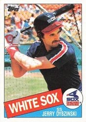 1985 Topps Base Set Jerry Dybzinski #52 card