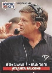 1991 Pro Set Base Set Jerry Glanville #99 card