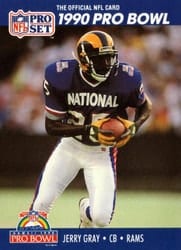 1990 Pro Set Base Set Jerry Gray #391 card