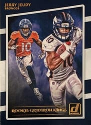 2020 Donruss Rookie Gridiron Kings Jerry Jeudy #RGK-JJ card