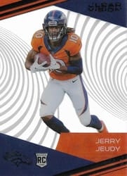 2020 Panini Chronicles Clear Vision Rookies Jerry Jeudy #CV-14 card
