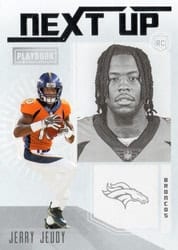 2020 Panini Playbook Next Up Jerry Jeudy #NU-6 card