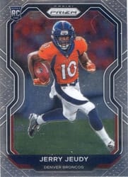 2020 Panini Prizm Base Set Jerry Jeudy #314 card