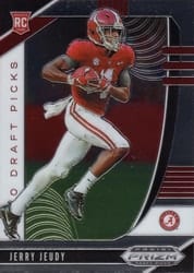 2020 Panini Prizm Draft Picks Base Set Jerry Jeudy #103 card