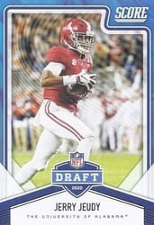 2020 Score NFL Draft Jerry Jeudy #NFL-7 card