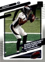 2021 Donruss Highlights Jerry Jeudy #HI-13 card
