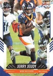2021 Score Base Set Jerry Jeudy #217 card