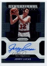 2021-22 Panini Prizm Sensational Signatures Jerry Lucas #SS-JLC card