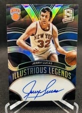 2021-22 Panini Spectra Illustrious Legends Signatures Jerry Lucas #ILS-JLU card
