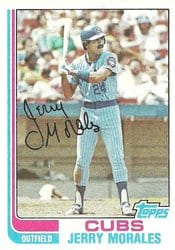 1982 Topps Base Set Jerry Morales #33 card
