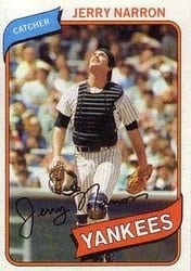 1980 Topps Base Set Jerry Narron #16 card