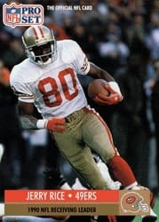 1991 Pro Set Base Set Jerry Rice #11 card