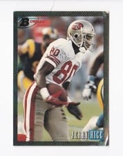 1993 Bowman Jerry Rice Foil #340 card