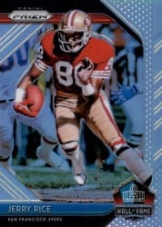 2018 Panini Prizm Hall of Fame Jerry Rice #HOF-8 card