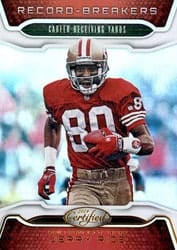 2019 Panini Certified Record Breakers Jerry Rice #RB-JR card