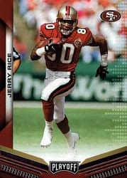 2019 Panini Playoff Base Set Jerry Rice #187 card