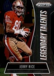 2019 Panini Prizm Legendary Talents Jerry Rice #1 card