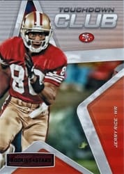 2019 Panini Rookies & Stars Touchdown Club Jerry Rice #TC-JR card