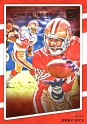 2020 Donruss All-Time Gridiron Kings Jerry Rice #ATGK-JR card