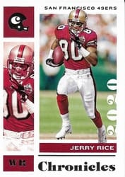 2020 Panini Chronicles Base Set Jerry Rice #85 card
