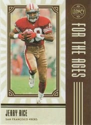 2020 Panini Legacy For the Ages Jerry Rice #FTA-JR card